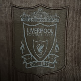 1995/1996 LIV Special Edition Black Long Sleeve Retro Soccer Jersey