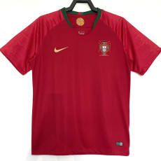 2018 Portugal Home Retro Soccer Jersey