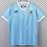 1990 Uruguay Home Retro Soccer Jersey