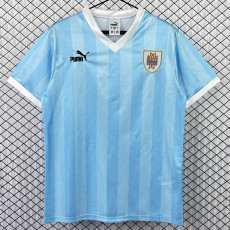 1990 Uruguay Home Retro Soccer Jersey