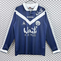 1996/1997 Bordeaux Home Long Sleeve Fans Soccer Jersey