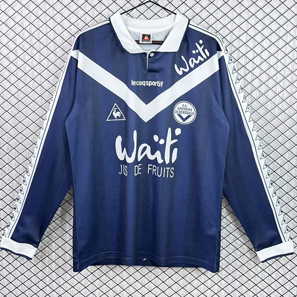 1996/1997 Bordeaux Home Long Sleeve Fans Soccer Jersey