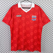 1990 Costa Rica Home Retro Soccer Jersey