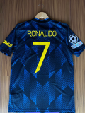 21/22 Man Utd Third Retro Soccer Jersey