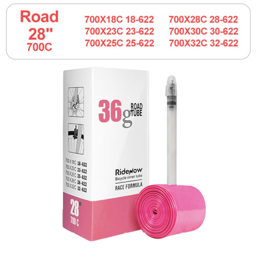 RideNow Ultralight Bike Inner Tube 700C x 18 25 28 32 Road MTB Bicycle TPU Tire 45/65/85mm Length French Valve Super Light Tube