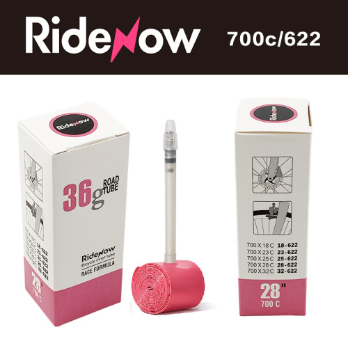 RideNow Ultralight Bike Inner Tube 700C x 18 25 28 32 Road MTB Bicycle TPU Tire 45/65/85mm Length French Valve Super Light Tube