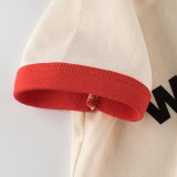2023 New Summer Cotton Short Sleeves Khaki #W01