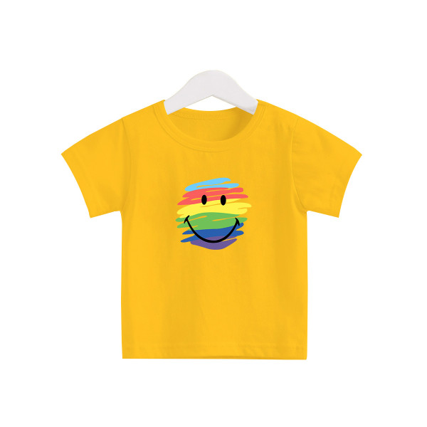 New Summer Cotton Short Sleeves Yellow #C02