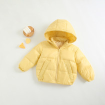 Kids cotton jacket thickening Yellow #002