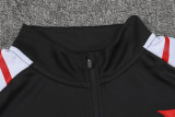 23-24 Vasco da Gama Black Kids Half Pull Tracksuit (童装) (半拉链)