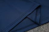 23-24 Ajax Royal Blue Half Pull Tracksuit (半拉链)