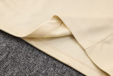 23-24 PSG Khaki Kids Half Pull Tracksuit #E699 (童装)(半拉链)