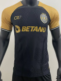 23-24 Sporting Lisbon Third Player Version Soccer Jersey