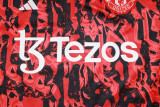 23-24 Man Utd Red Half Pull Tracksuit #B741(半拉链)