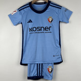 23-24 Osasuna Away Kids Soccer Jersey