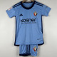 23-24 Osasuna Away Kids Soccer Jersey
