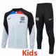 23-24 BAR Light Gray Kids Jacket Tracksuit #E719 (童装)