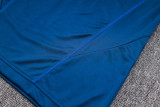 23-24 Man Utd Royal Blue Kids Half Pull Tracksuit #E715(童装) (半拉链)