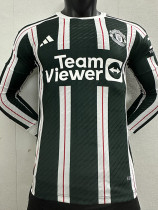 23-24 Man Utd Third Long Sleeve Player Version Soccer Jersey (长袖球员)