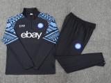23-24 Napoli Dark Blue Half Pull Tracksuit (半拉链)