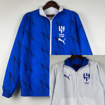 2023 Al-Hilal Blue & White Double Sided Windbreaker (双面风衣)