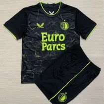 23-24 feyenoord Fourth Kids Soccer Jersey