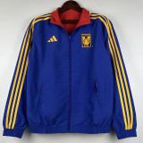 2023 Tigres UANL Blue & Red Double Sided Windbreaker (双面风衣)