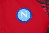 23-24 Napoli Red Half Pull Tracksuit (半拉链)
