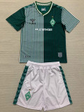 23-24 Werder Bremen Home Kids Soccer Jersey