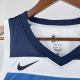 22-23 Timberwolves EDWAROS #5 White Top Quality Hot Pressing NBA Jersey