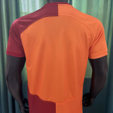 23-24 Galatasaray Home Fans Soccer Jersey (前带国旗)