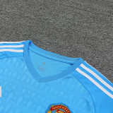 23-24 Man Utd Blue GoalKeeper Soccer Jersey