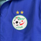 2023 Algeria Dark blue & Sky Blue Double Sided Windbreaker (双面风衣)