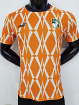 23-24 Cote d'Ivoire Orange Special Edition Player Version Soccer Jersey