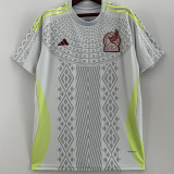 23-24 Mexico White Grey Fans Soccer Jersey