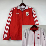 2023 Bayern Red & White Double Sided Windbreaker (双面风衣)
