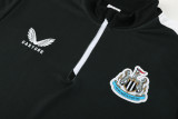23-24 Newcastle Black Half Pull Tracksuit (半拉链)