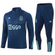 23-24 Ajax Royal Blue Half Pull Tracksuit (半拉链)