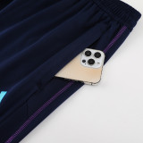 23-24 Argentina Royal blue Half Pull Tracksuit (半拉链)(带钢印)