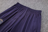 23-24 PSG Dark Purple Kids Half Pull Tracksuit #E694 (童装) (半拉链)
