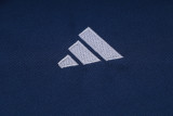 23-24 BAR Royal Blue Kids Half Pull Tracksuit (童装)(半拉链)