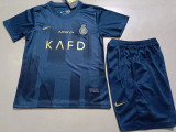 23-24 AL-Nassr Away Kids Soccer Jersey