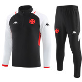 23-24 Vasco da Gama Black Half Pull Tracksuit (半拉链)