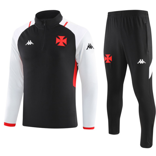 23-24 Vasco da Gama Black Half Pull Tracksuit (半拉链)