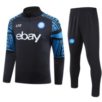 23-24 Napoli Dark Blue Half Pull Tracksuit (半拉链)