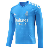 23-24 RMA Blue GoalKeeper Long Sleeve Soccer Jersey (长袖)