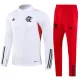 23-24 Flamengo White Half Pull Tracksuit (半拉链)