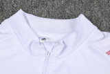 23-24 Flamengo White Half Pull Tracksuit (半拉链)