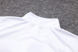 23-24 Bayern White Kids Half Pull Tracksuit E711(童装) (半拉链)