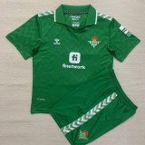 23-24 Real Betis Away Kids Soccer Jersey
